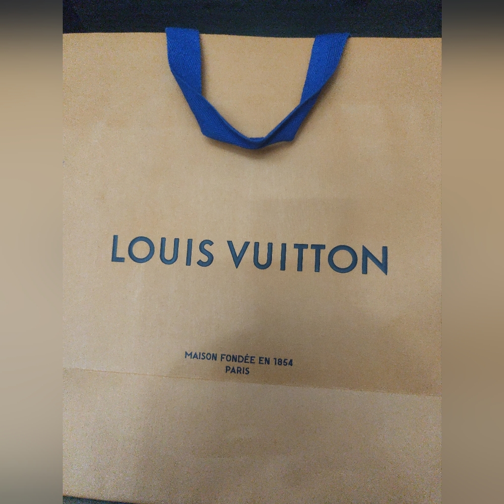 Authentic Louis Vuitton Reykjavik Scarf, Cashmere, rose Bleu - Picture 8 of 9